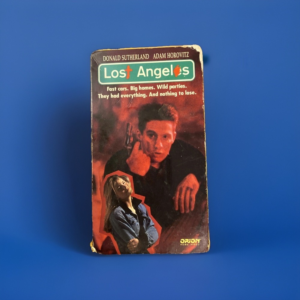 Lost Angels VHS 1989 Donald‎ Sutherland Adam Horovitz Clean copy Beastie Boys